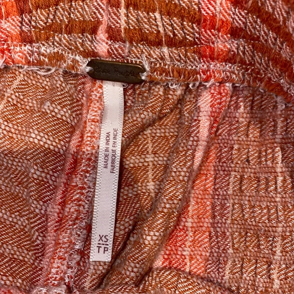 Free People Fine Line Slim Pull On Pants Size‎ XS Flared Boho Festival Stretchy
